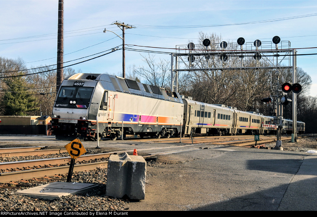 NJT 4537 on train 1213